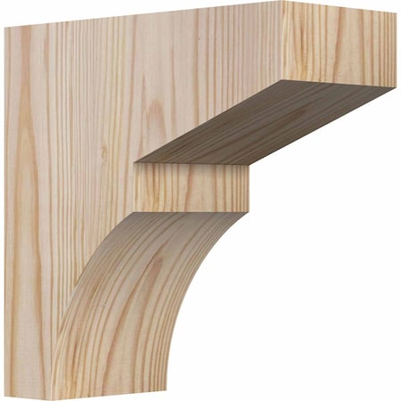 Ekena Millwork Monterey Smooth Corbel, Douglas Fir, 3 1/2"W x 8"D x 8"H COR04X08X08MON00SDF